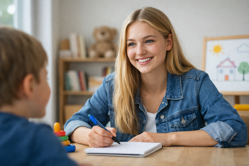 Logopedie en taalontwikkeling rustig moment waarin een kind taal verwerkt